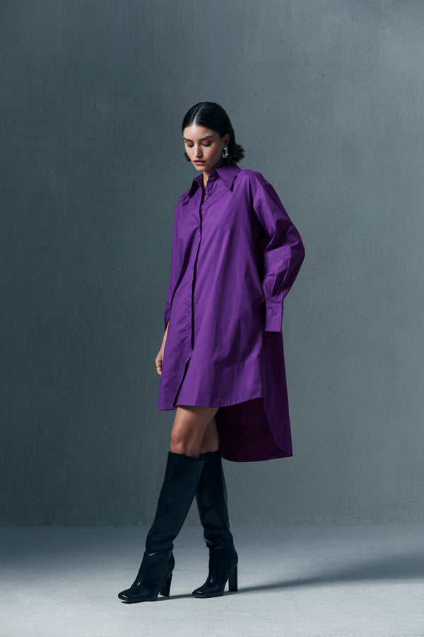 Oversized Shirt Dress