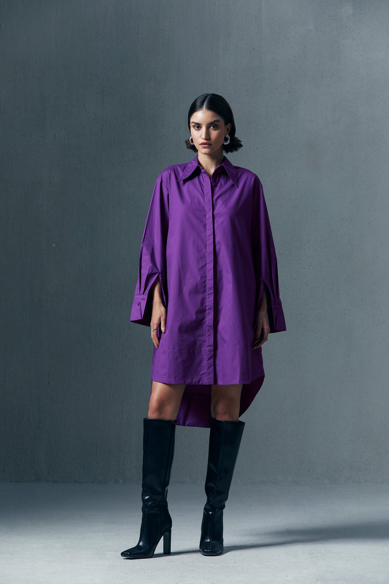 Oversized Shirt Dress