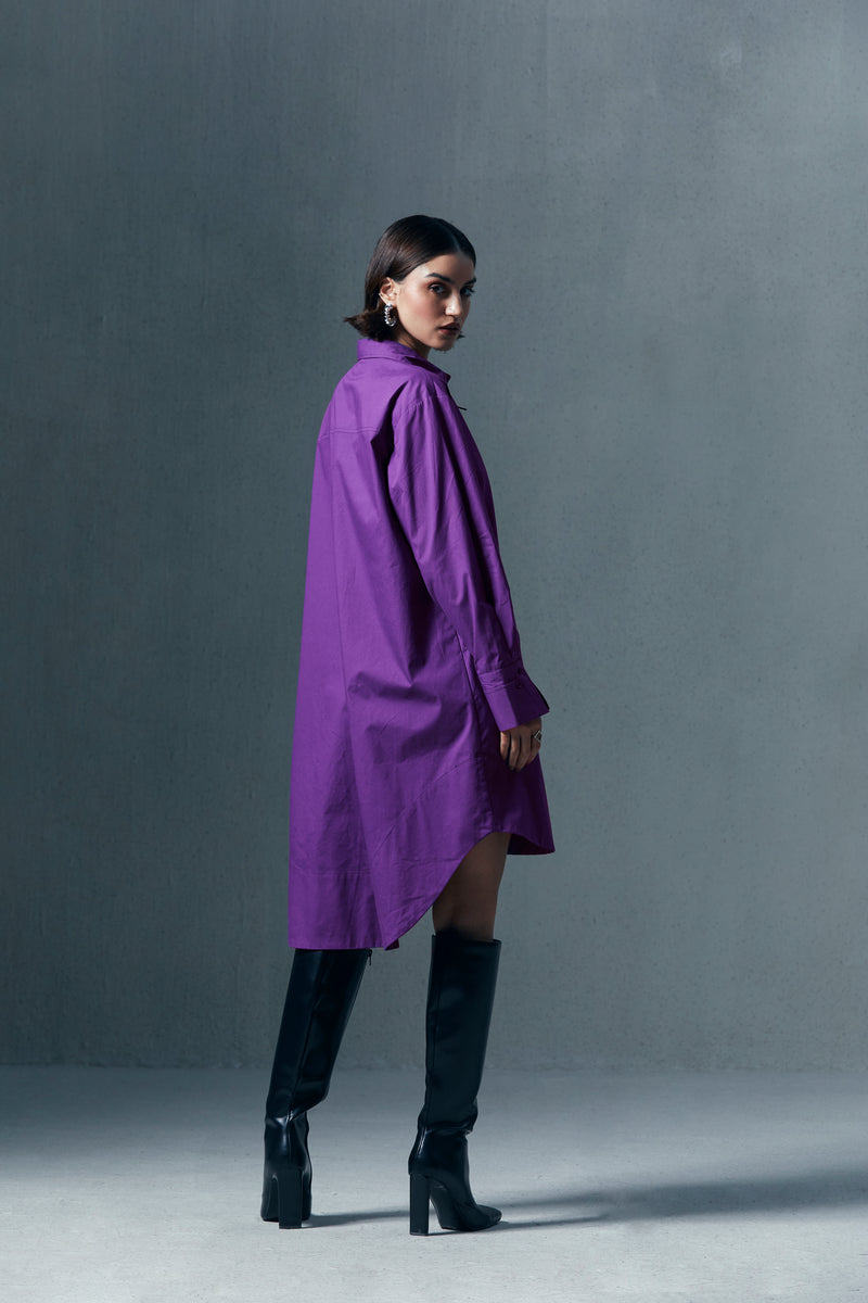 Oversized Shirt Dress