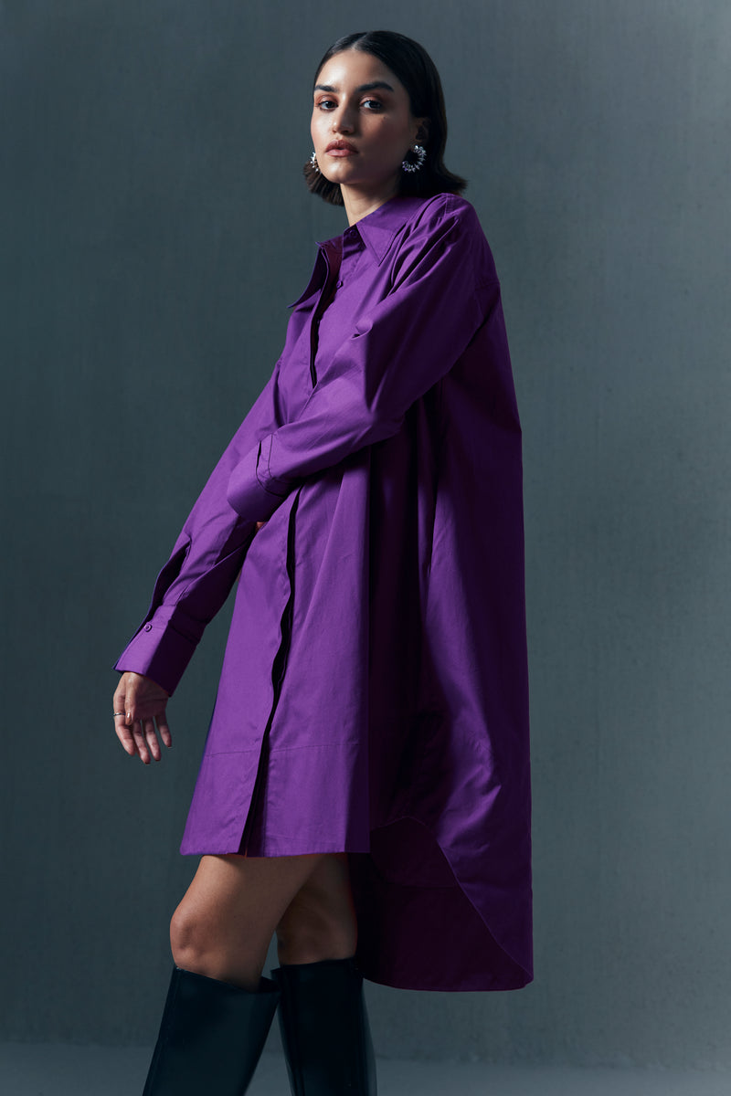 Oversized Shirt Dress