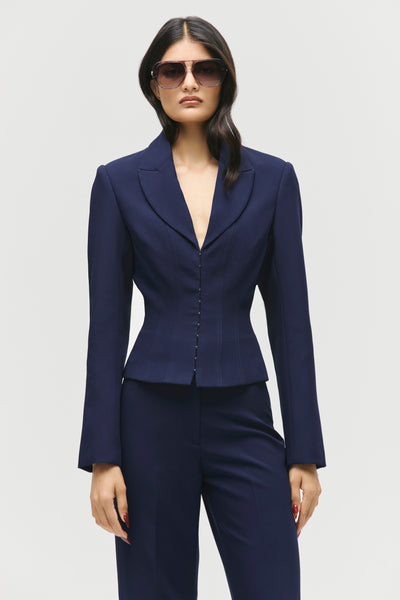 Peak Corset Blazer