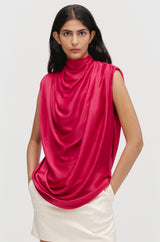 Draped Cowl Mini Set
