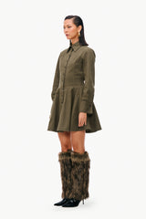 Tailored Godet Dress