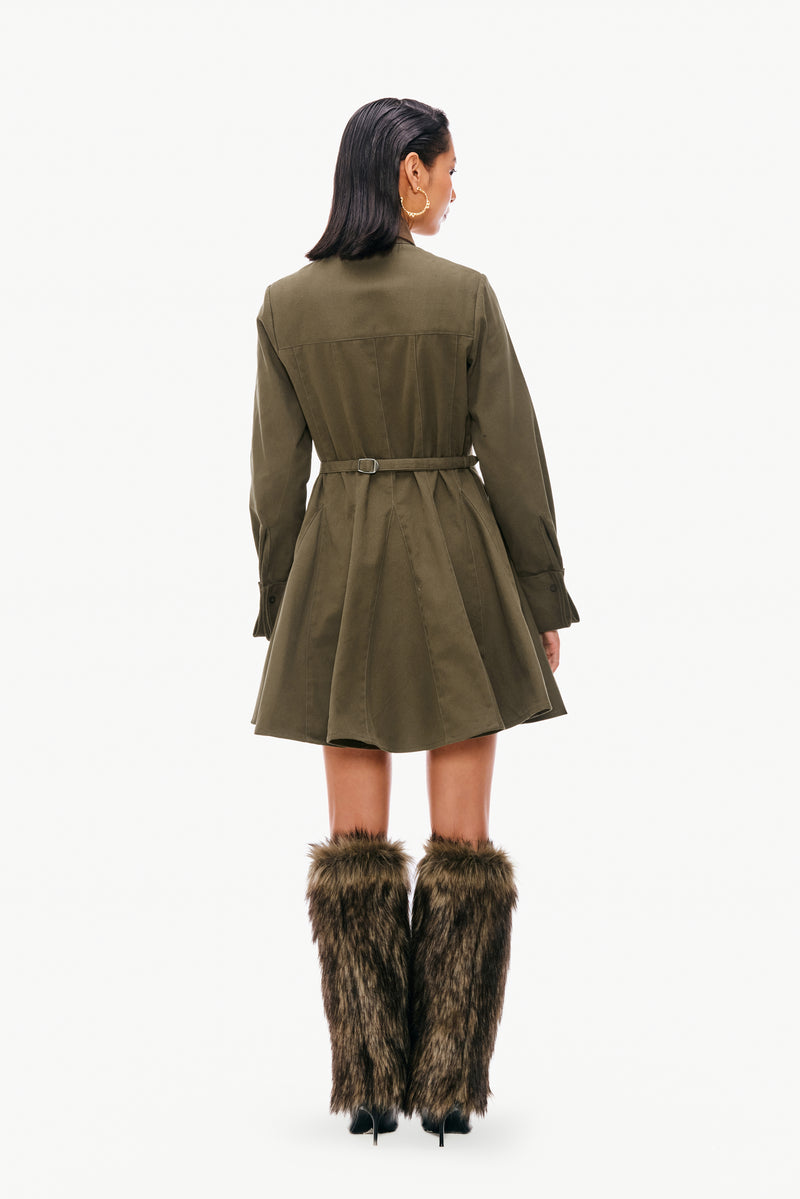 Tailored Godet Dress