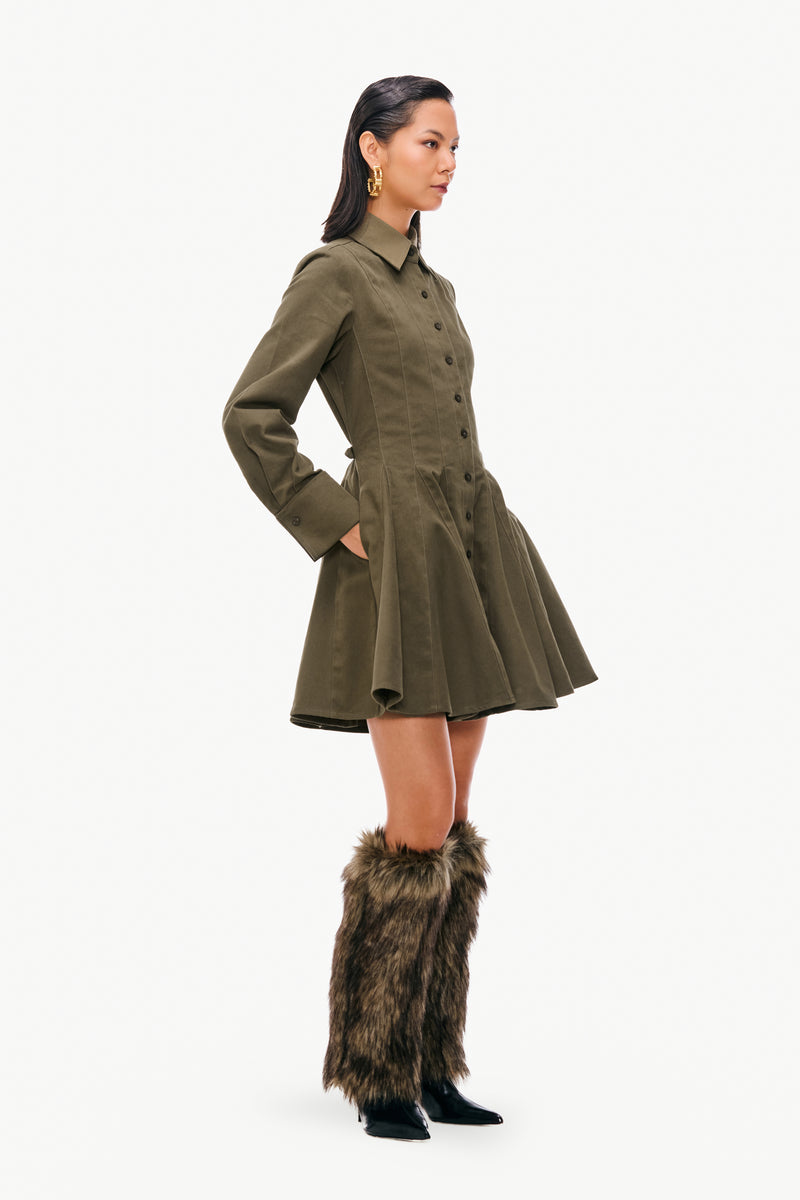 Tailored Godet Dress