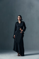 Luxe Satin Skirt Set