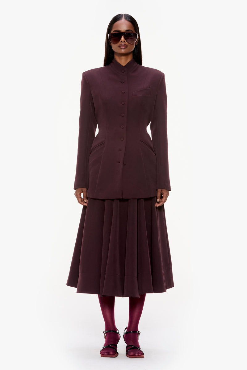 Sculptural Skirt Suit