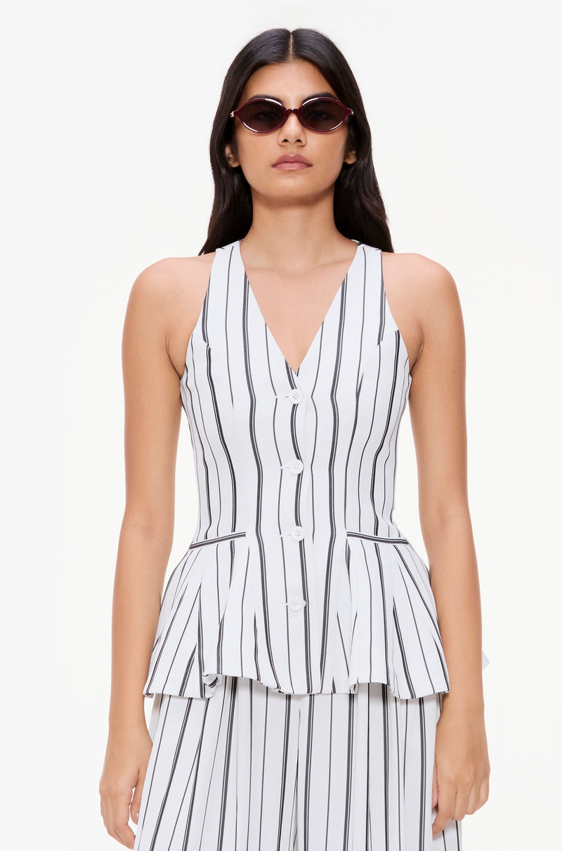 Godet Halter Vest