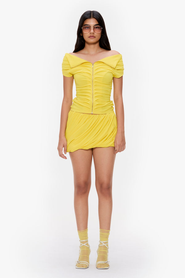 Twisted Parachute Skirt