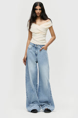 Wrapped Off-Shoulder Top