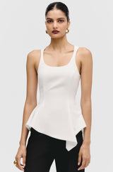 Scooped Peplum Set