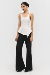Scooped Peplum Set