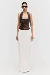 Pleated Halter Top