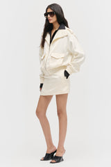 Funnel Neck Utility Jacket