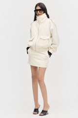 Funnel Neck Utility Jacket