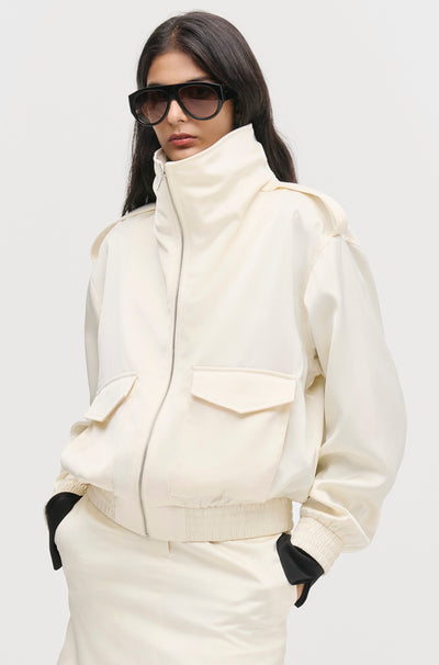 Funnel Neck Utility Jacket