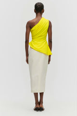 Asymmetric Peplum Top