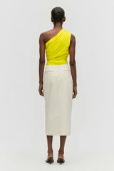 Asymmetric Midi Skirt