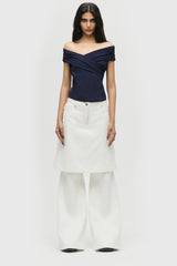 Wrapped Off-Shoulder Top