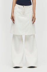 Layered Skirt Pants