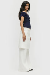 Wrapped Off-Shoulder Top