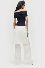 Wrapped Off-Shoulder Top