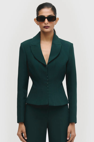 Peak Corset Blazer