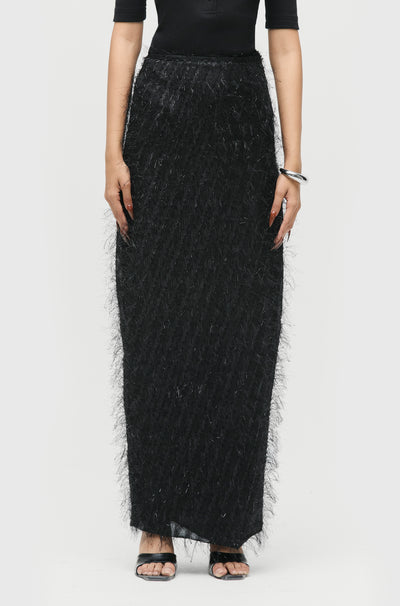 Feathered Column Skirt