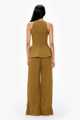 Godet Halter Vest