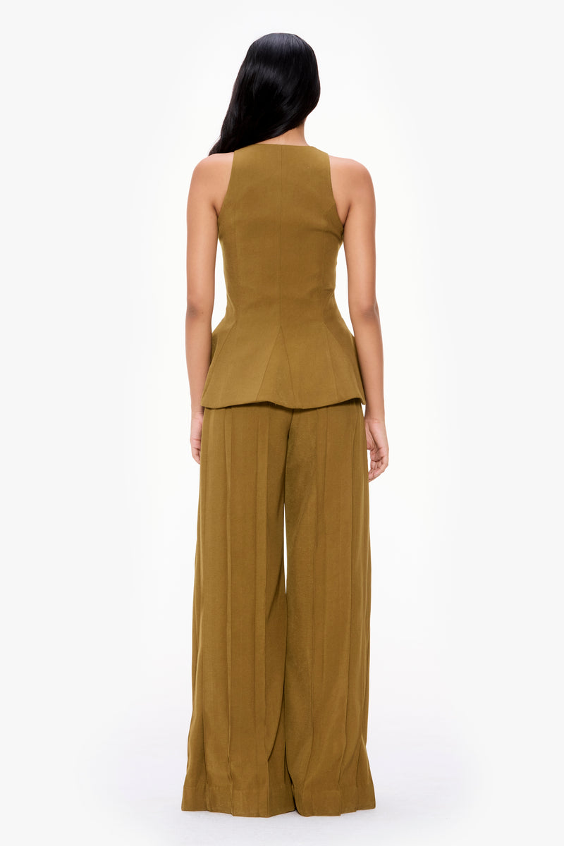 Godet Halter Vest