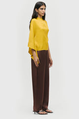 Draped Sleeve Top
