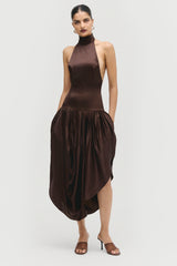 Halter Cocoon Dress