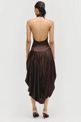 Halter Cocoon Dress
