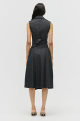 Pinstripe Skirt Set