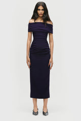 Off-Shoulder Column Dress