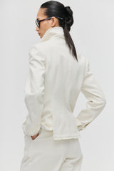 Frayed Point Collar Jacket