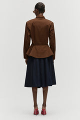 Tailored Peplum Shirt