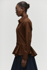 Tailored Peplum Shirt