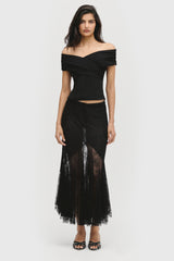 Wrapped Off-Shoulder Top