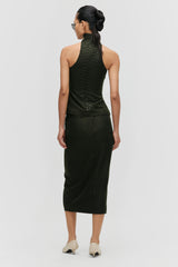 Asymmetric Midi Skirt