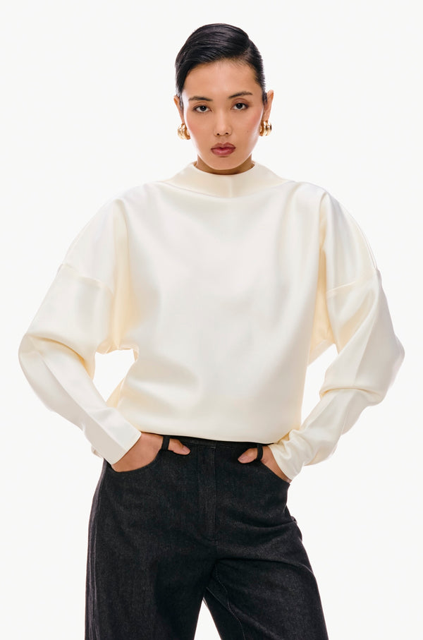 Structured Satin Top
