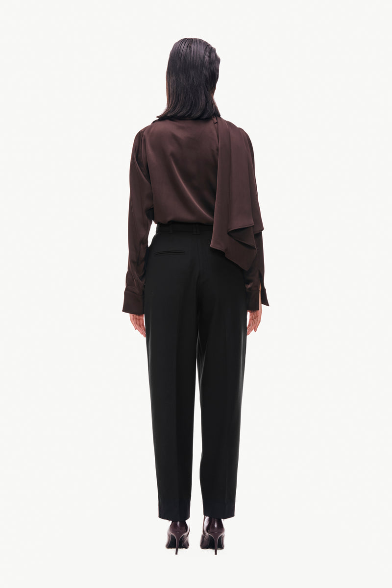 Pleated Tapered Trousers