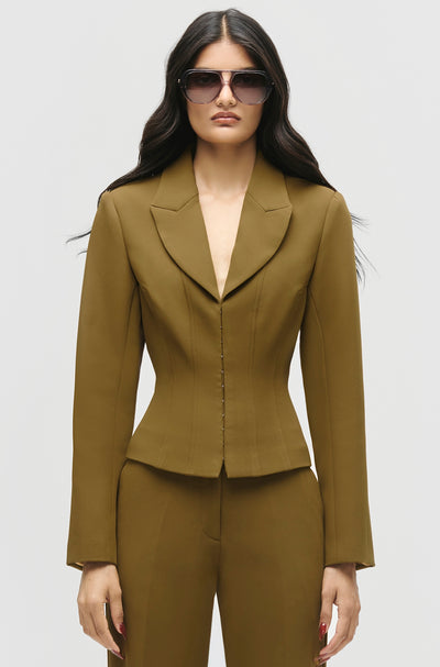 Peak Corset Blazer