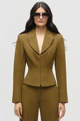 Peak Corset Blazer
