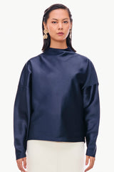 Structured Satin Top