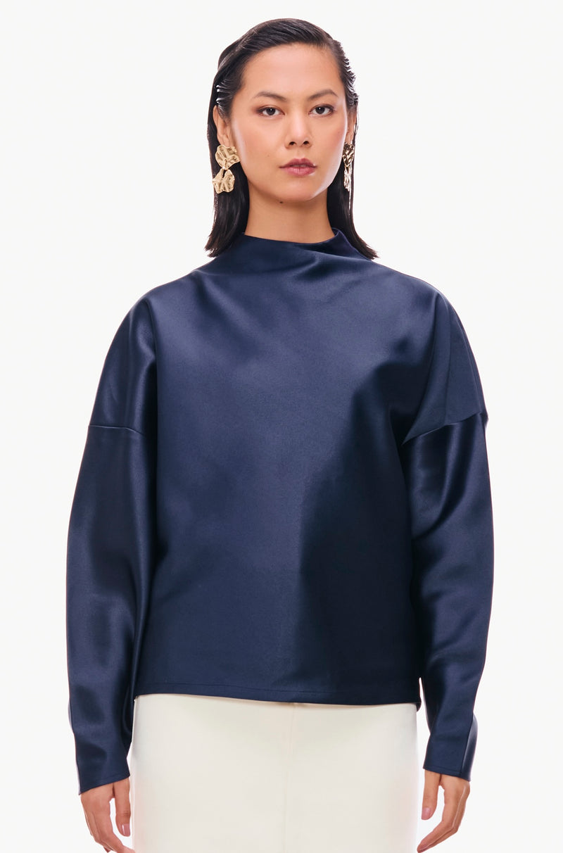 Structured Satin Top