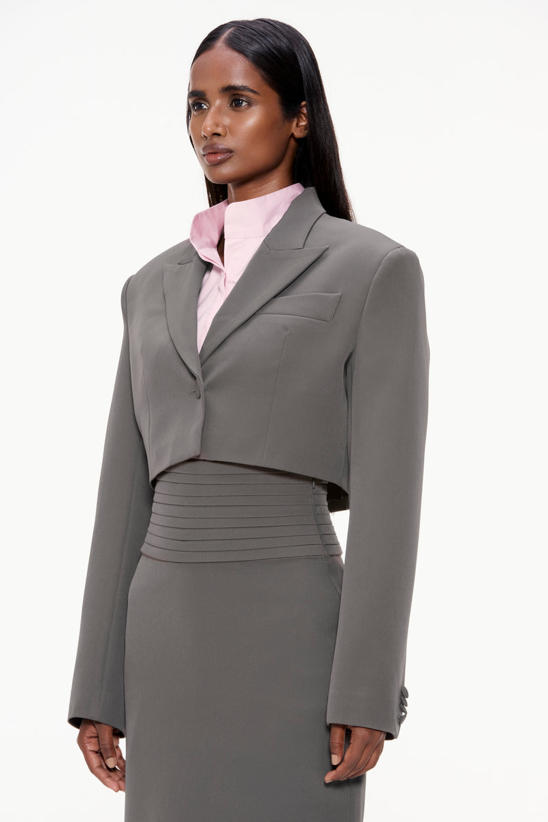 Crop Column Suit
