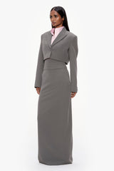 Crop Column Suit