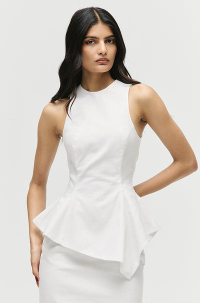 Angular Peplum Top