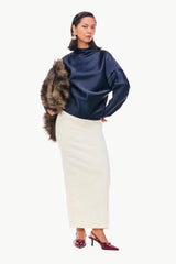 Structured Satin Top